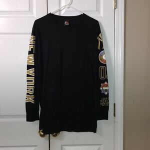 New York Yankees  World Series Long Sleeve Tshirt 1923 1941 1977 Sz L NWOT